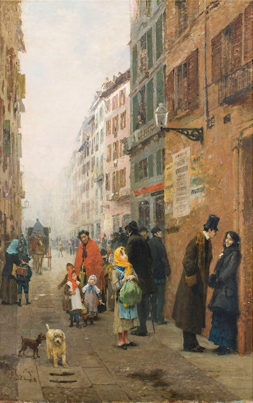 Una via die Milano - Luigi Rossi